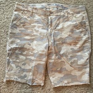 Camo cargo shorts